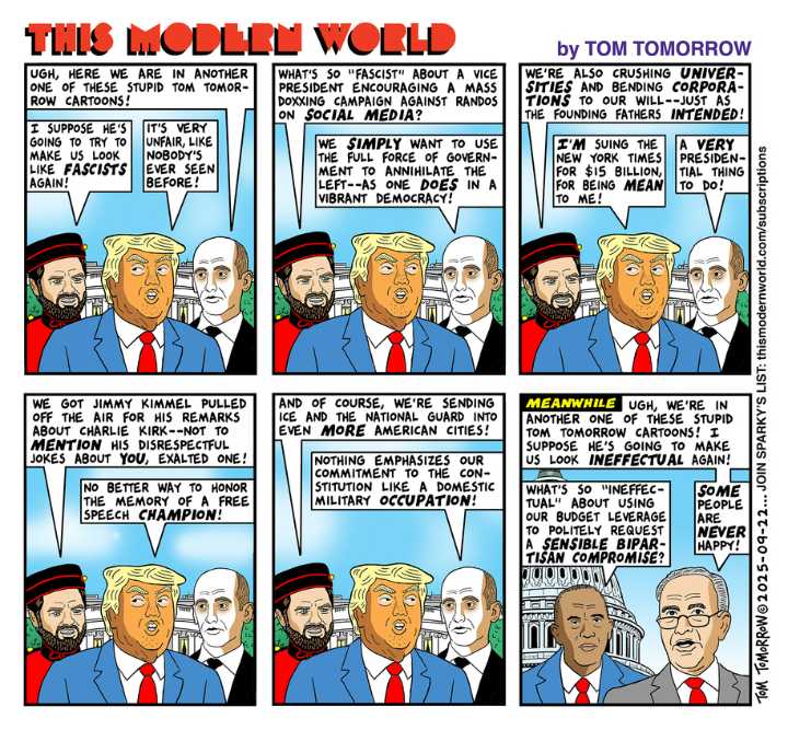 Cartoon: Ugh, here we are...