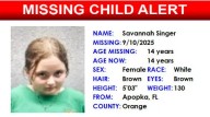 Florida Missing Child Alert Canceled For Apopka Teen, Located Safe