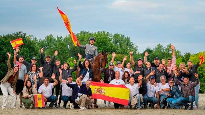 España, plata en el Campeonato de Europa de Equitación de Trabajo