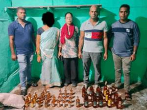 Illegal Liquor Trade Busted at Mayabunder