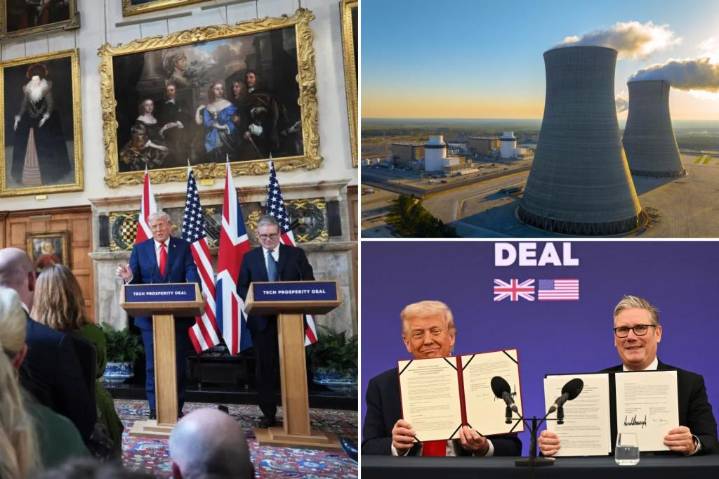 Trump, Starmer sign tech prosperity deal to spur AI, nuclear energy and quantum computing advances as part of $350B investment