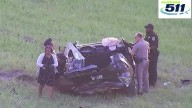 3 injured after vehicle rolls, crashes on I