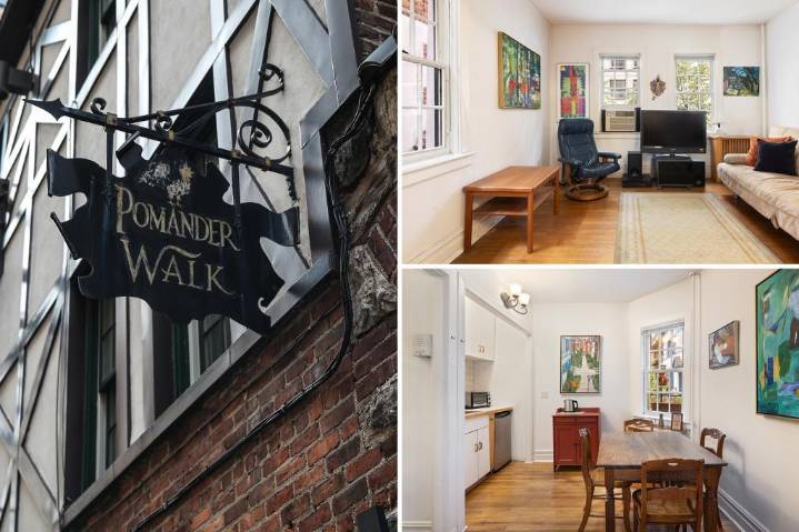 Exclusive | A Pomander Walk home has listed for $1.39M