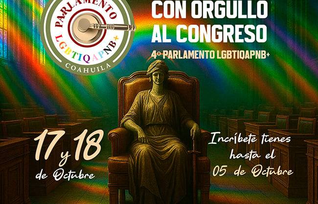 Invitan a participar en el cuarto parlamento LGBTIQ