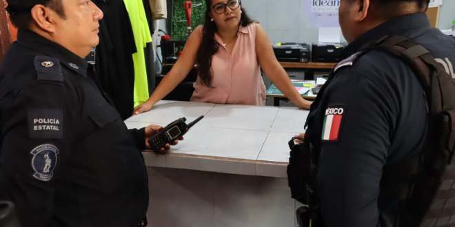 Elementos de la SSPC realizan recorridos de vigilancia y proximidad social en mercados y espacios públicos
