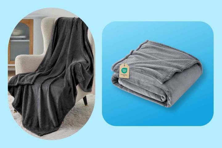 Amazon Has Cozy Fleece Blankets for Fall from $9 with Prime