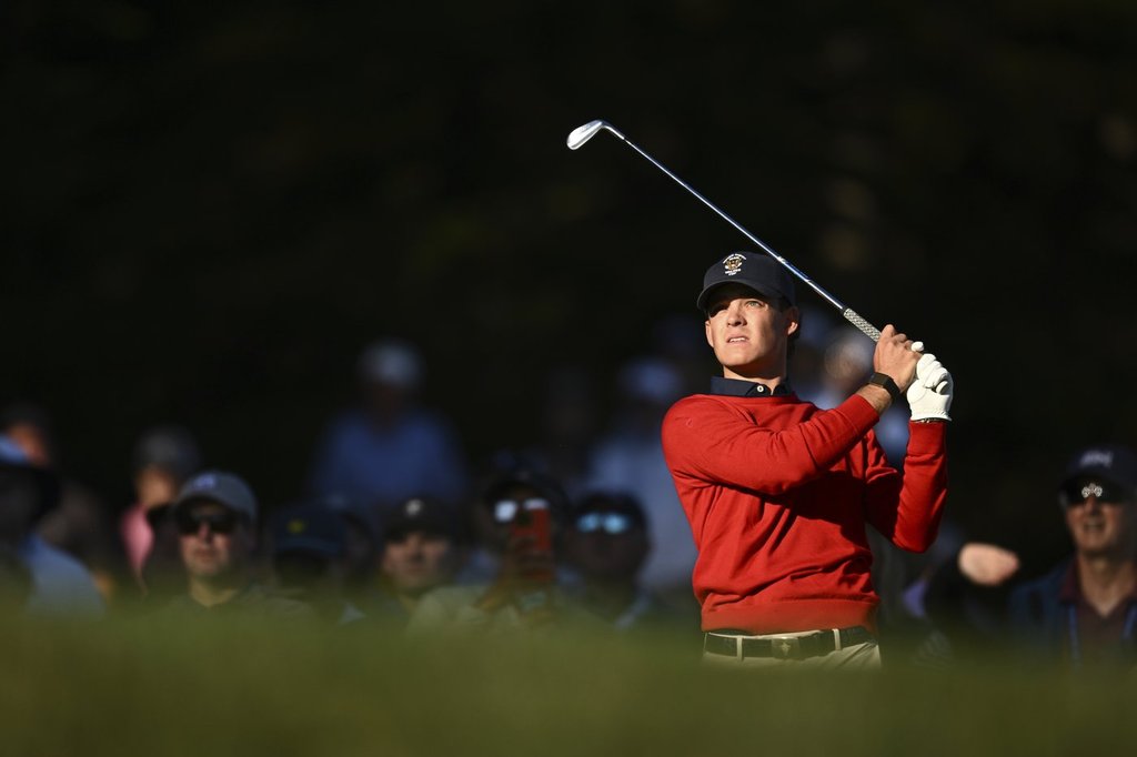 Jackson Koivun starred in Walker Cup. Now he’s challenging Ryder Cup players
