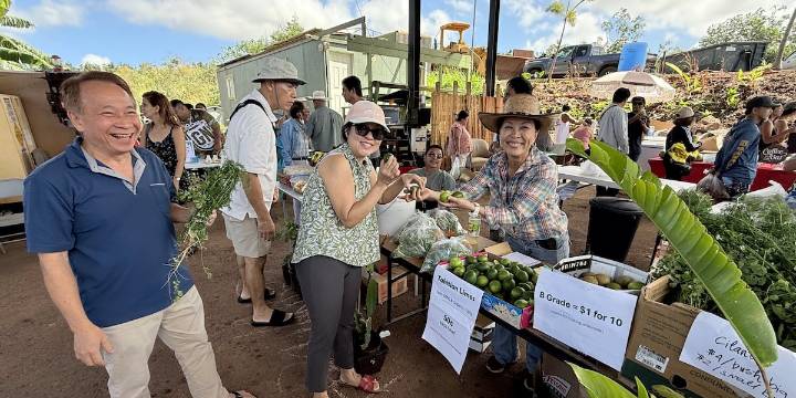 Kunia farmers practice sustainability through farmers market