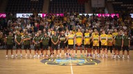 El CB Canarias se reencuentra con la afición tres meses después