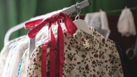 All You Need Is An Old Hanger And Ribbon To Make This Adorable DIY Wreath