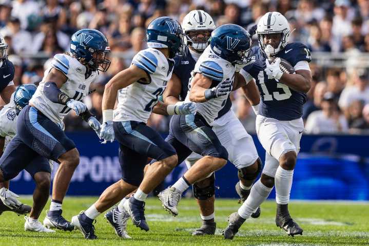 Penn State’s Stan Drayton on an overlooked Kaytron Allen skill: ‘He’s blocking his butt off’