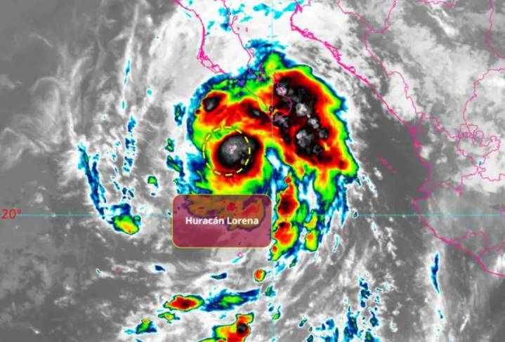 Huracán Lorena EN VIVO: sigue su trayectoria rumbo a Baja California Sur