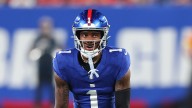 Giants WR Malik Nabers sits out practice with a shoulder injury