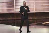 Emmys host Nate Bargatze jokes about the television industry, devises gag to keep speeches short