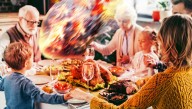 Flaming Meteorite From The Heavens Flattens Kid Peeking During Family Prayer