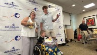 Arch Manning teams up with charity to give childhood cancer patients iPads in Austin