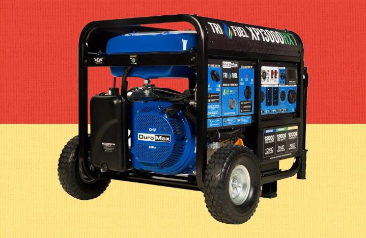 DuroMax 13,000-Watt 500cc Tri Fuel  Portable Generator is 45% off on Amazon