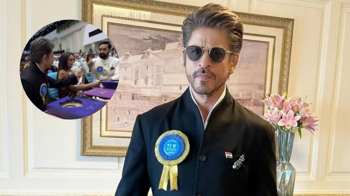 SRK’s hilarious medal fumble has fans laughing non-stop, Rani and Vikrant save moment