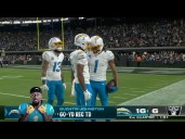 60-YARD TOUCHDOWN PASS 🔥 Justin Herbert throws a dime to Quentin Johnson on MNF