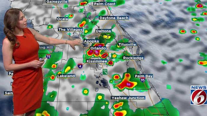 Scattered storms, heavy downpours possible in Central Florida as rain chances climb this week
