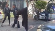 Cae acusada de patear a policía tras altercado con su ex en la Benito Juárez