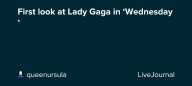 First look at Lady Gaga in ‘Wednesday’: ohnotheydidnt