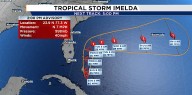 Tropical Storm Imelda forms in the Atlantic