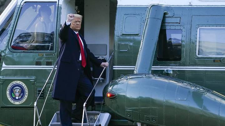 Detenido un hombre que señaló con un puntero láser el helicóptero presidencial con Trump a bordo