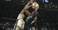 Kelsey Mitchell scores 34 points, leads Fever to Game 1 upset win over Aces, 89