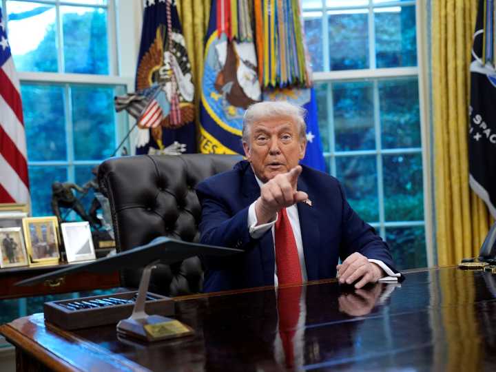 La guerra con Hamas: Donald Trump dice que "no permitirá" que Israel anexione Cisjordania