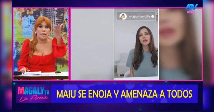 Magaly Medina desafía a Maju Mantilla a demostrar que no le habría sido infiel a Gustavo Salcedo: “No sé cómo tiene la cara de amenazar”