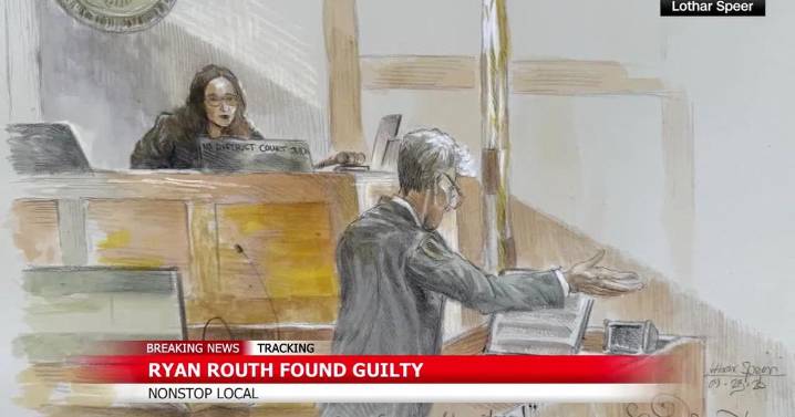 Man who represented himself is found guilty of trying to assassinate Trump at Florida golf course