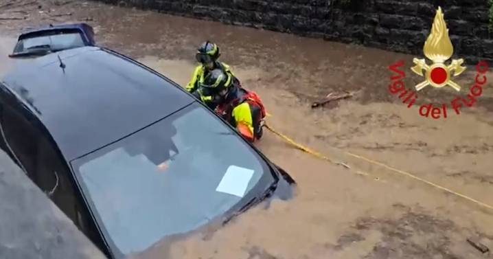 Inundaciones y deslizamientos: el azote de las lluvias en el norte de Italia