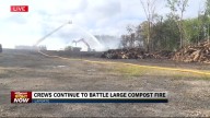 Compost fire in La Porte smolders for fourth day