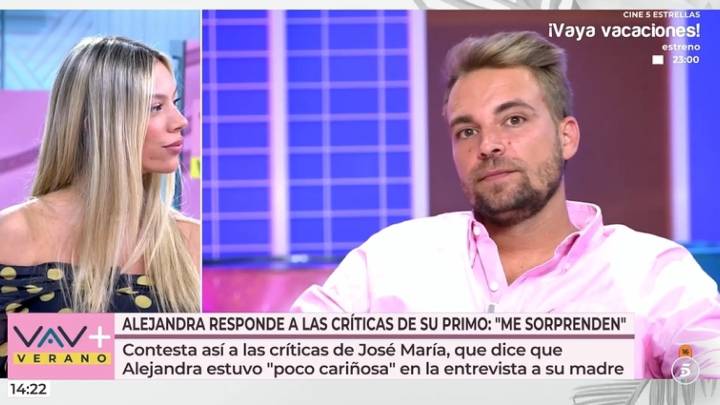 Alejandra Rubio responde a su primo, José María Almoguera: "Cuando quiera una lección, ya sé a quién llamar"