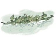 Dragon boating was the best way to make friends in a new city