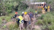 Chocan Tráiler y Transporte Escolar en Carretera Nuevo Laredo