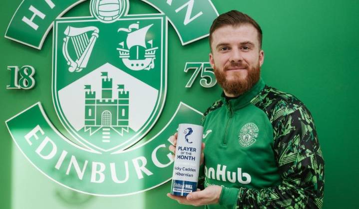 Mixed emotions for Nicky Cadden after Hibs come from behind to earn point