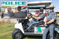 Power 'drive!' Tricked-out emergency golf cart with ATV-style tires, speeds up to 30 mph unveiled for Ryder Cup police patrol