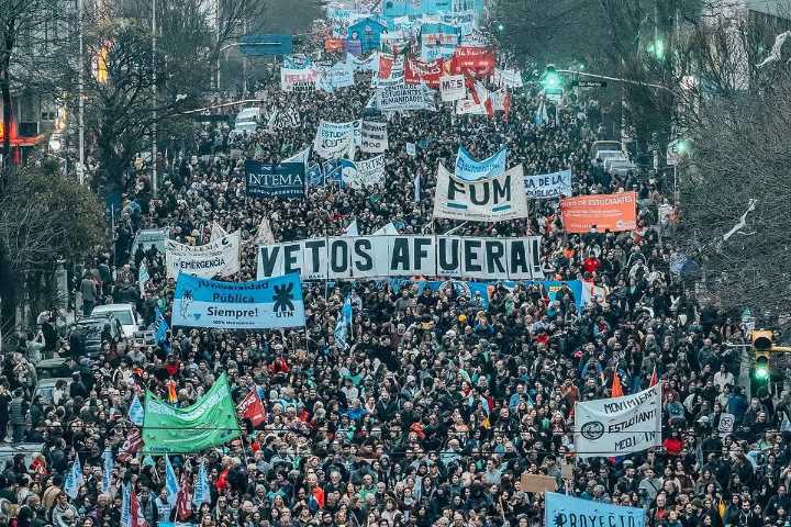 Contra el veto. Marcha federal universitaria: así se vivió la movilización en las principales ciudades del interior del país