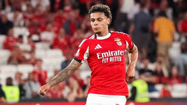 Antes que gol o asistencia, este infortunio para Richard Ríos con Benfica: pasó en Champions