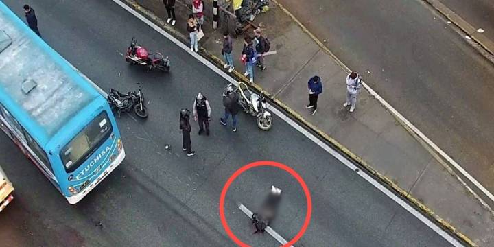 Tragedia en la Vía Evitamiento: fatal accidente deja un motociclista muerto y paraliza el tráfico
