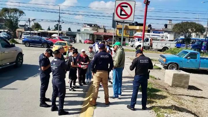 Vecinos de Los Sauces rechazan reubicación de ambulantes en parque