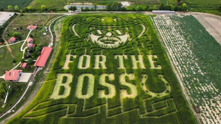 Check out this Jim Irsay tribute corn maze