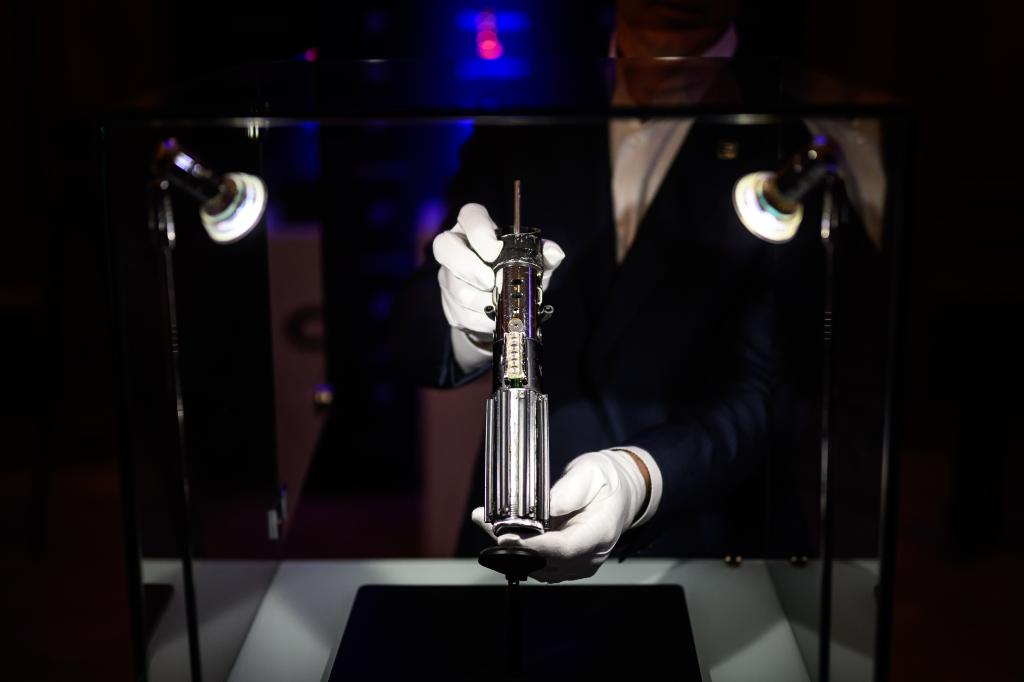 Darth Vader's lightsaber sold at auction for record $3.6M