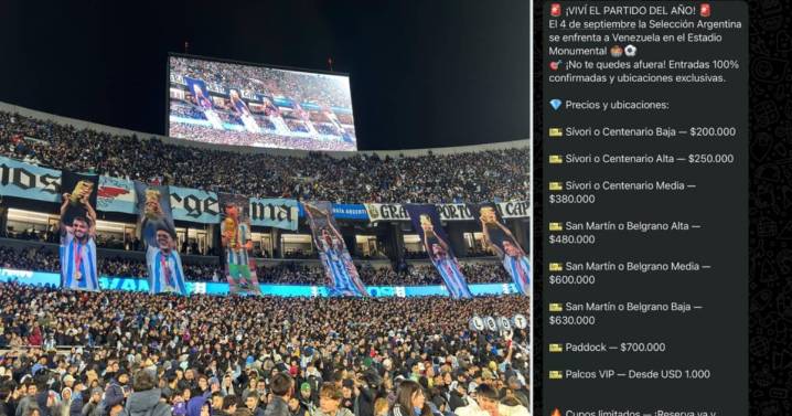 Al menos 50 salteños fueron estafados con entradas para ver a Messi en su último partido oficial con la Selección