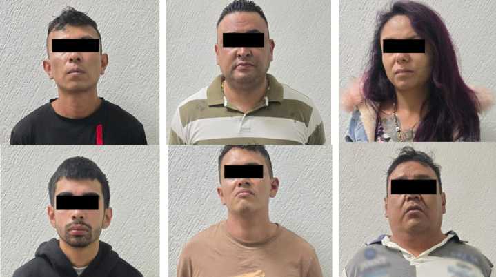 Detienen en CDMX a 5 hombres y una mujer por robar más de 100 celulares en Cuautla
