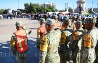 Conmemoran “Día Nacional de Protección Civil en la Plaza del Ángel