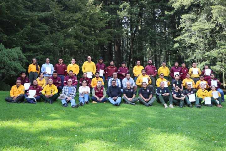 Por primera vez, Hidalgo fue sede de curso especializado en el combate de incendios forestales