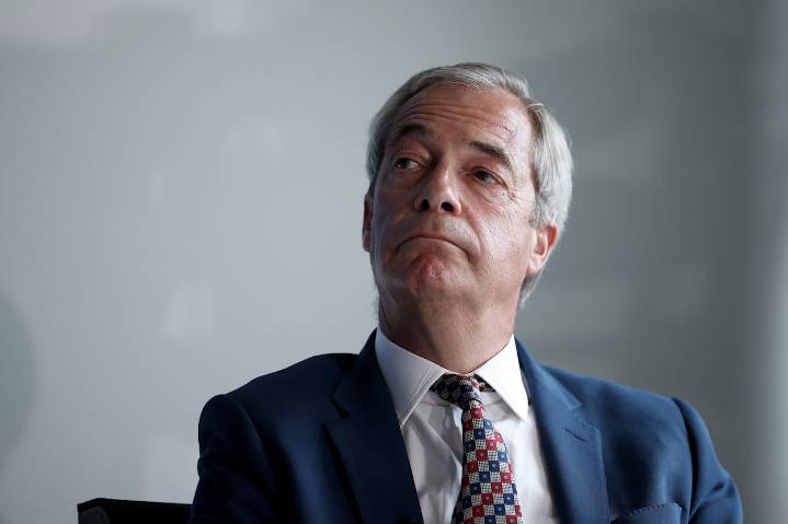 Watch: Farage warns Congress about UK speech laws